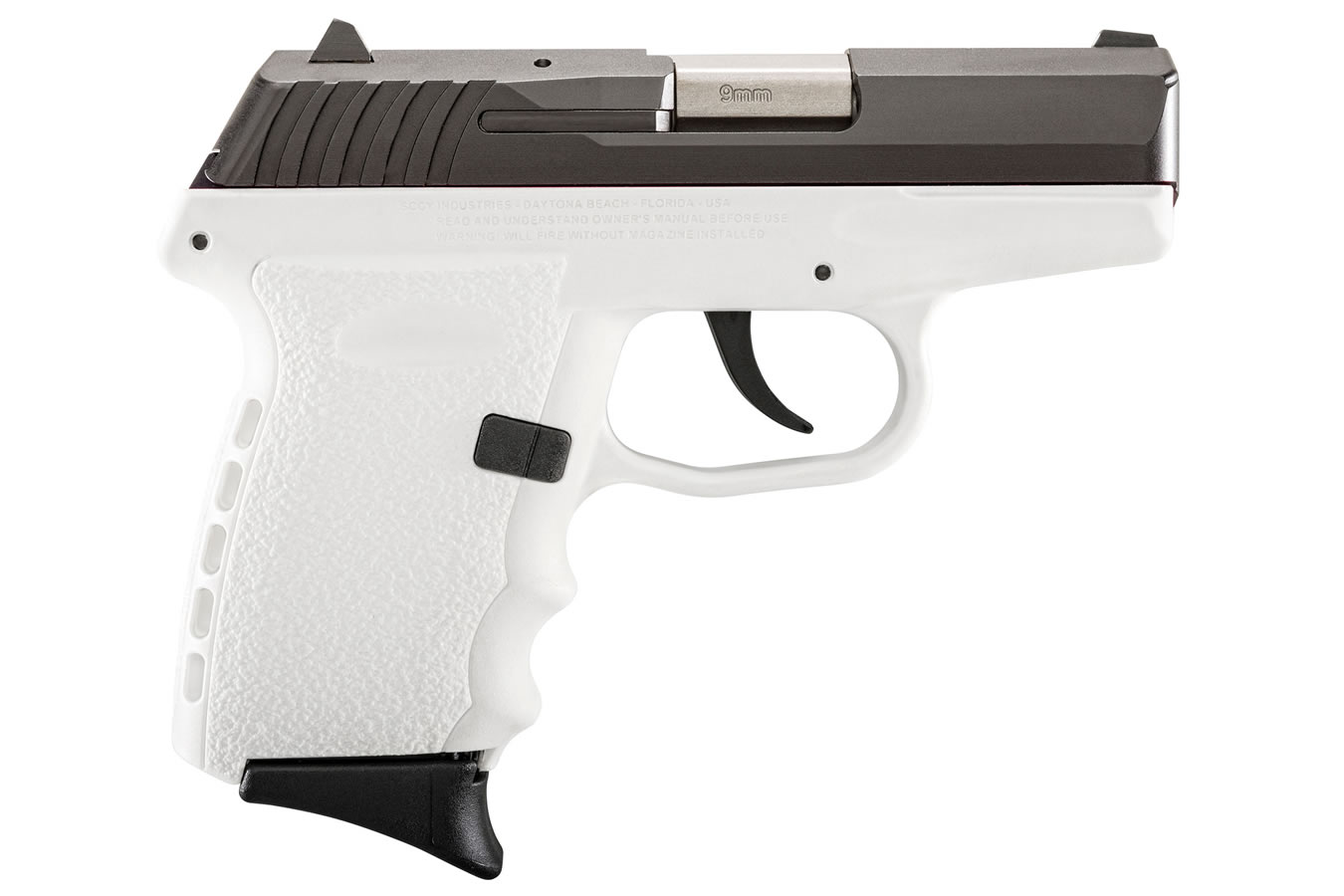 CPX-2 9mm White Pistol with Carbon Slide - Firearms | The Gun Shop