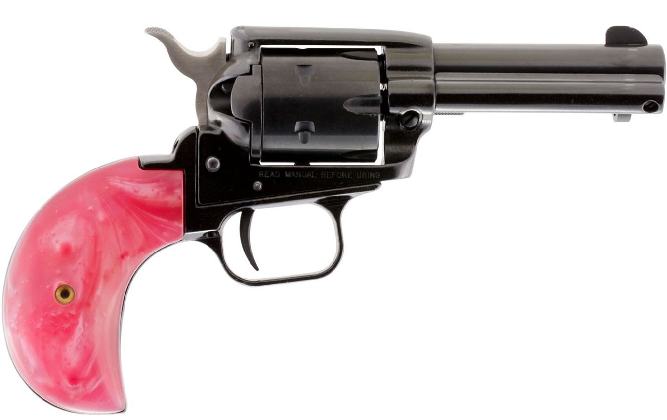 Rough Rider Bird Head 22LR / 22 Mag Revolver with Pink Pearl Grips - Firearms | The Gun Shop