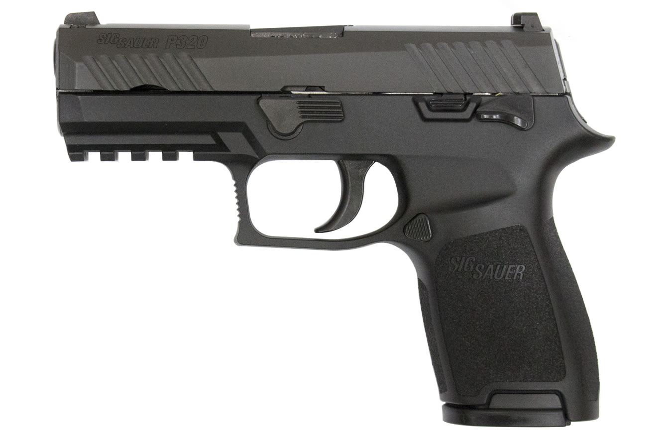 P320 Compact 9mm Striker Fired Pistol with Night Sights and Manual Safety - Firearms | The Gun Shop