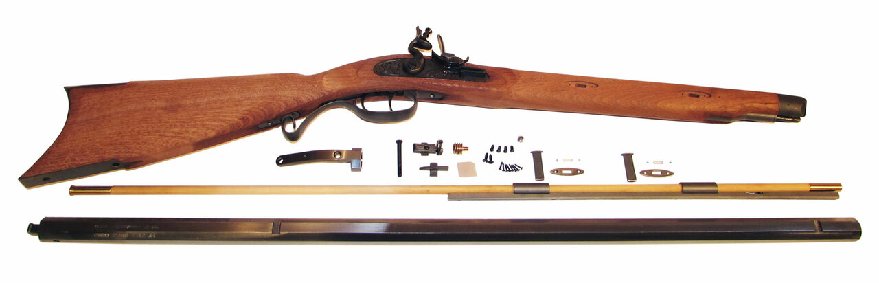 Lyman Muzzleloader Rifle Kit 50 Black Powder, Cap Lock, Adj. #11 Percussion Stock