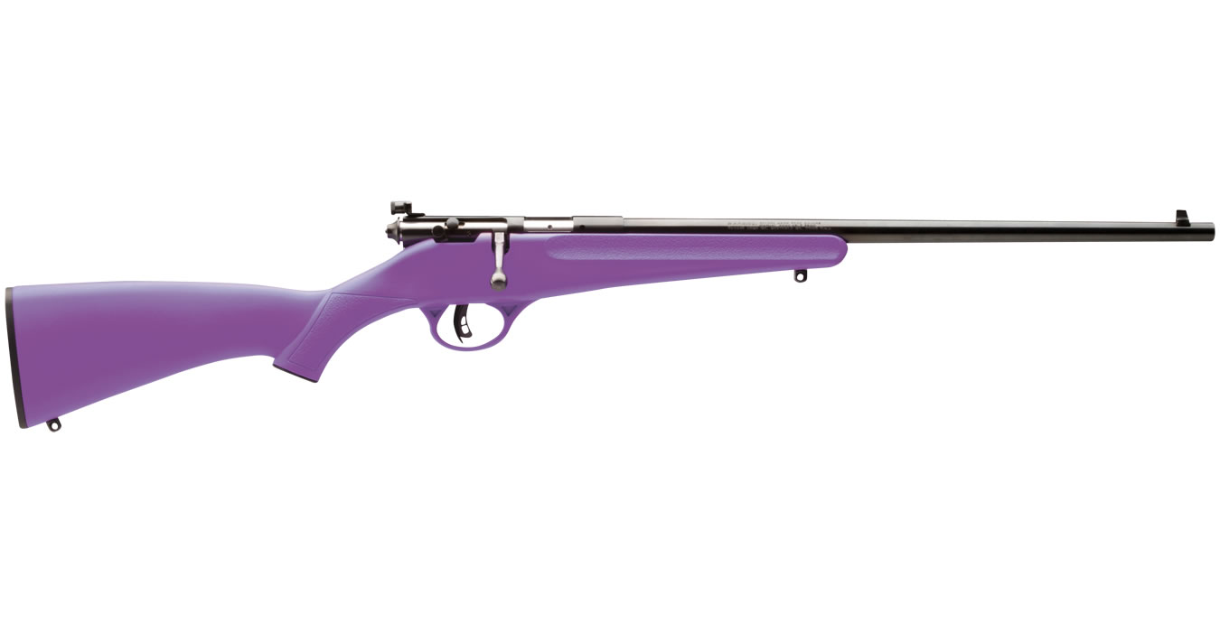 Rascal Youth 22 Cal Bolt-Action Rimfire Rifle with Purple Stock - Bolt-Action Rimfire Rifles | The Gun Shop