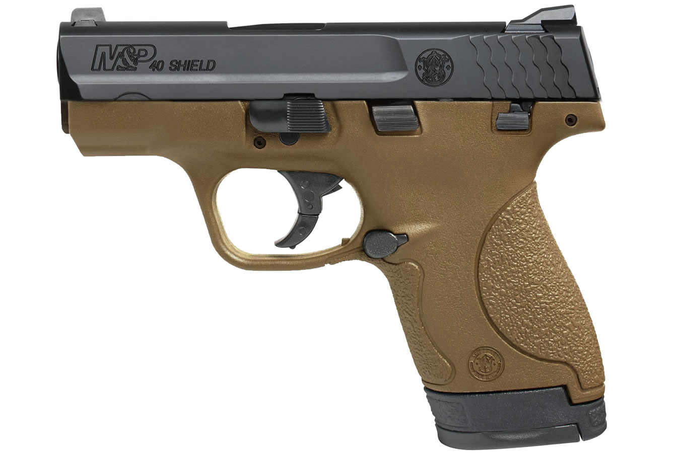 MP40 Shield 40 S&W Flat Dark Earth (FDE) with Thumb Safety - Firearms | The Gun Shop