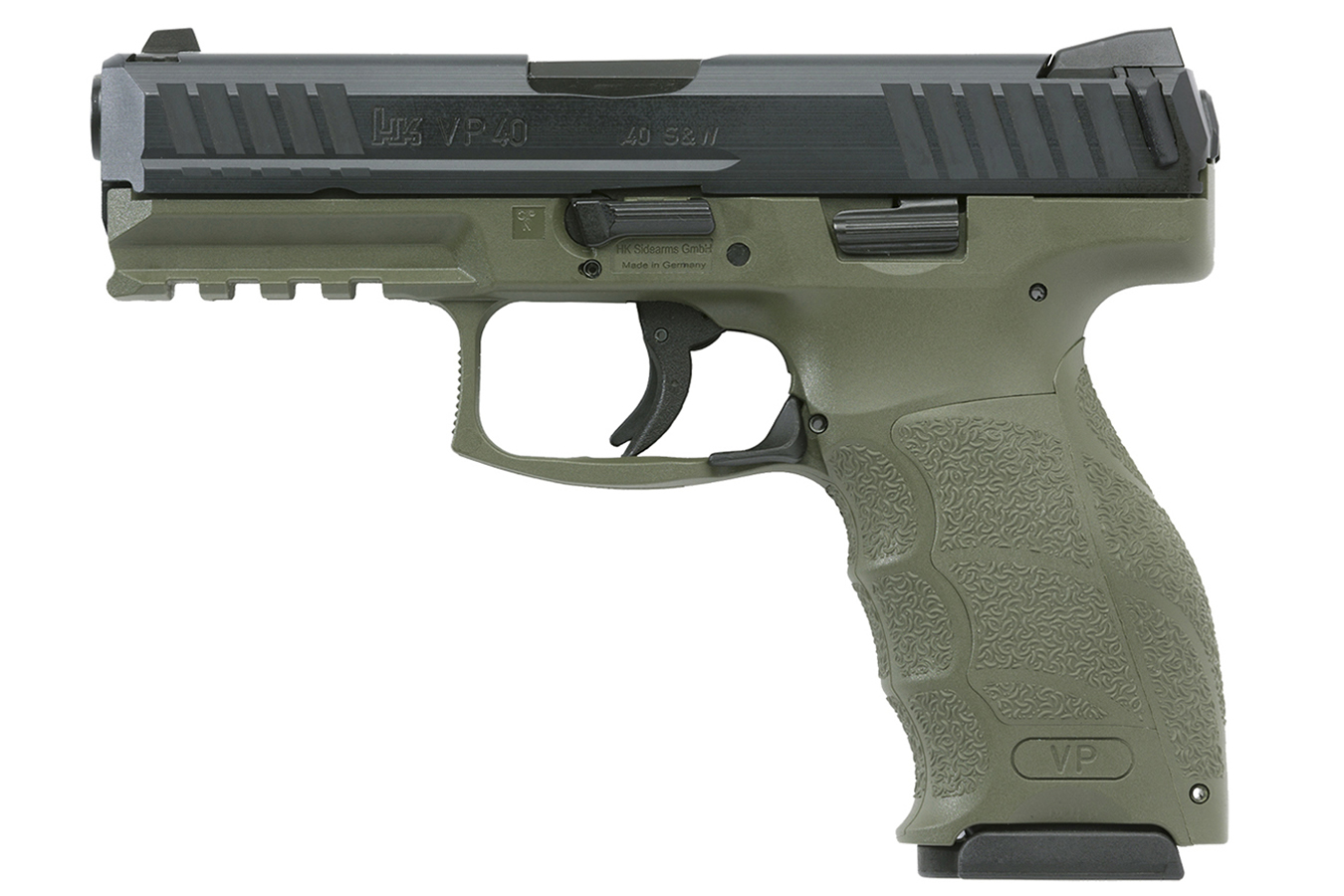 VP40 40 S&W Striker-Fired Pistol with OD Green Frame - Firearms | The Gun Shop