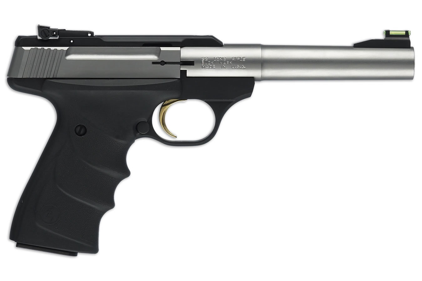 Buck Mark Camper 22LR Stainless Rimfire Pistol with 3 Magazines