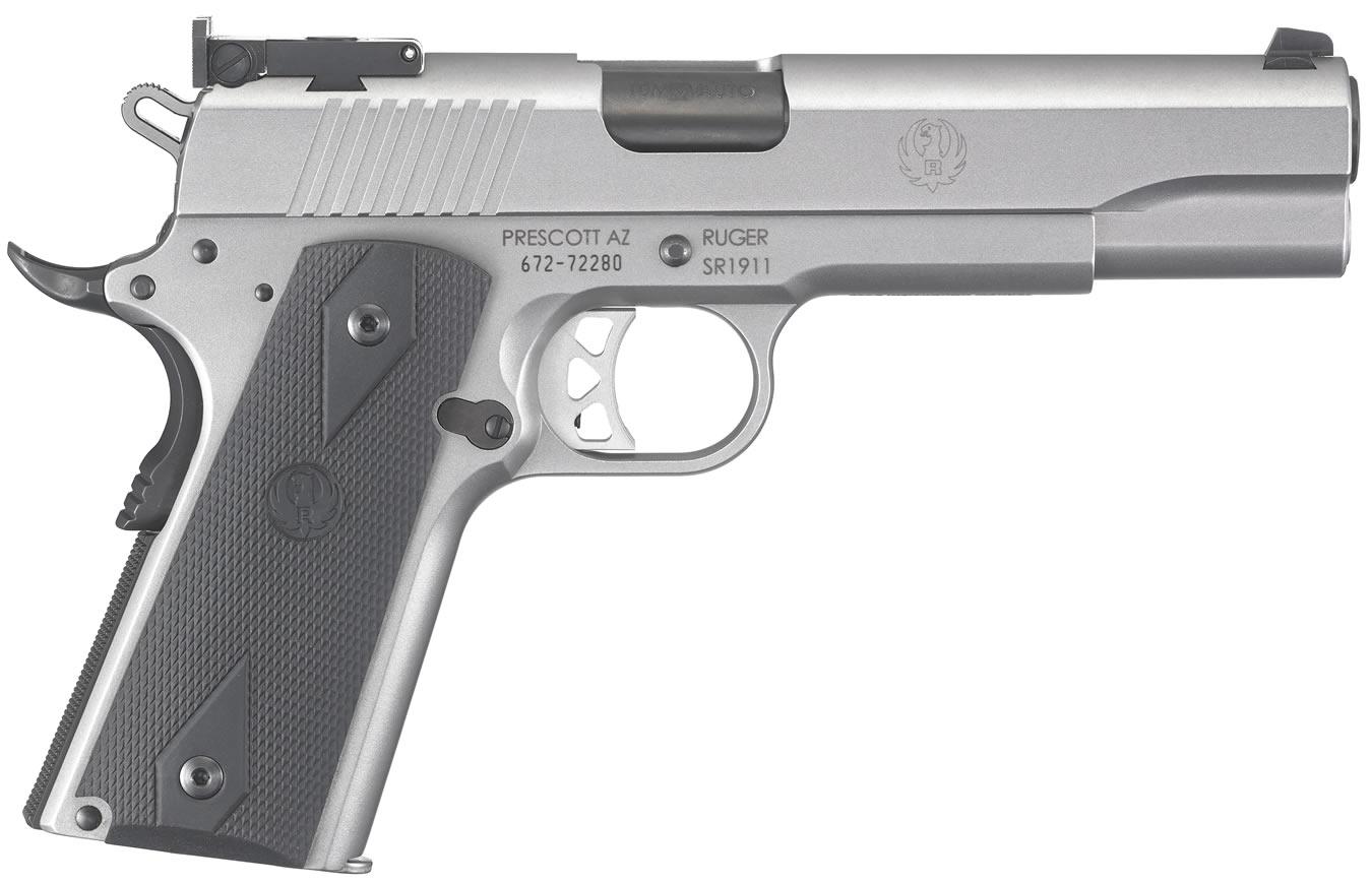 SR1911 10mm Auto Full-Size Pistol with Stainless Finish - Firearms | The Gun Shop