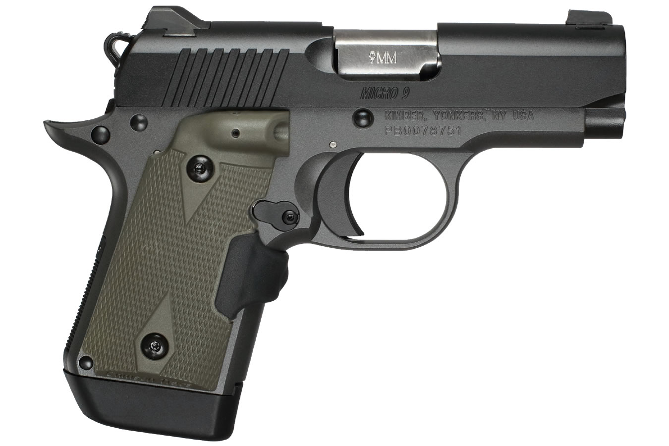 Micro 9 Woodland Night 9mm with OD Green Crimson Trace Lasergrips (Red Laser) - Firearms | The Gun Shop