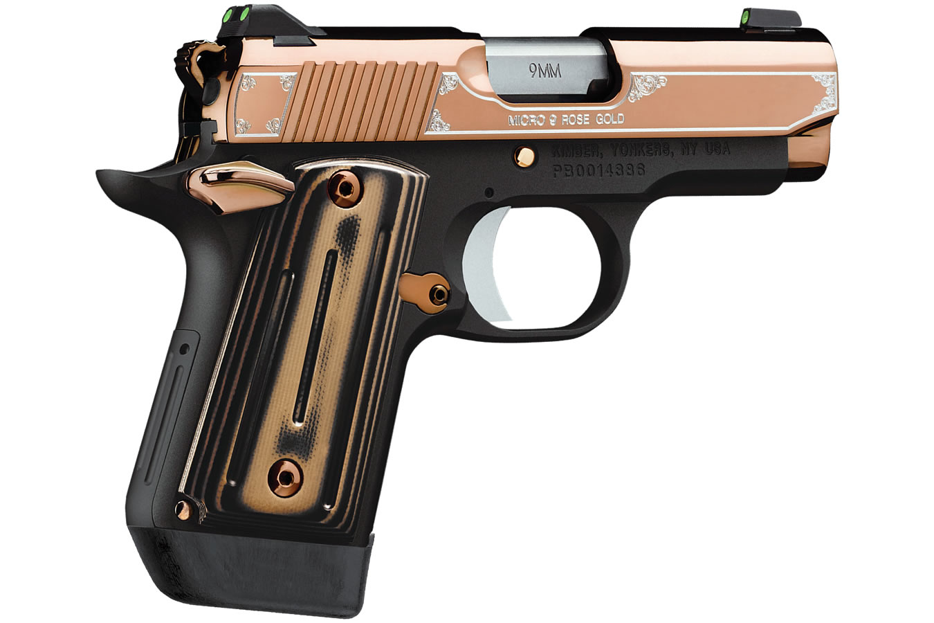 Micro 9 Rose Gold 9mm Special Edition with Night Sights - Firearms | The Gun Shop