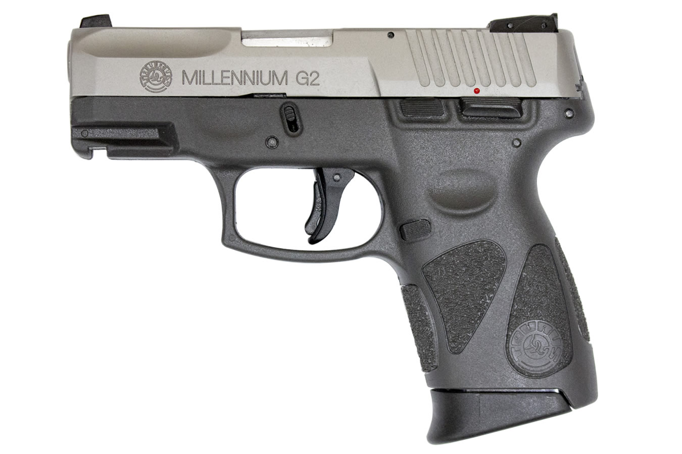 PT140 Millennium G2 40 S&W Pistol with Stainless Slide and Gray Frame - Firearms | The Gun Shop