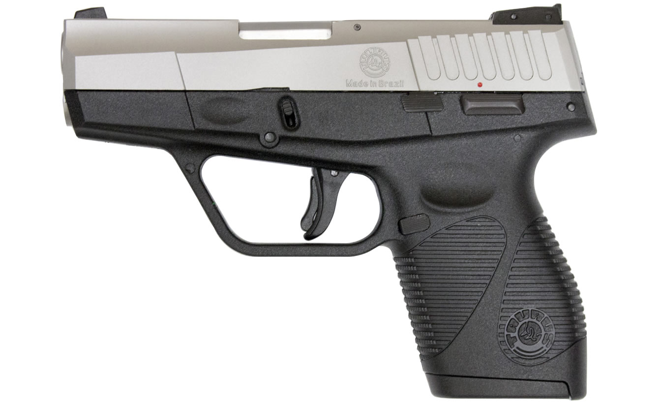 PT-740 Slim 40 S&W Carry Conceal Pistol with Stainless Slide