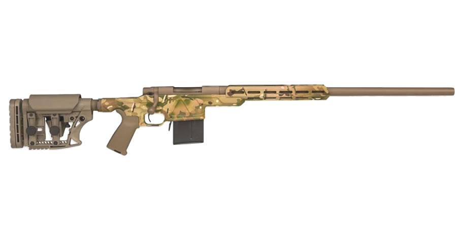 Howa HCR 308 Winchester Multi-Cam Chassis Rifle with FDE Furniture - Bolt-Action Rifles | The Gun Shop