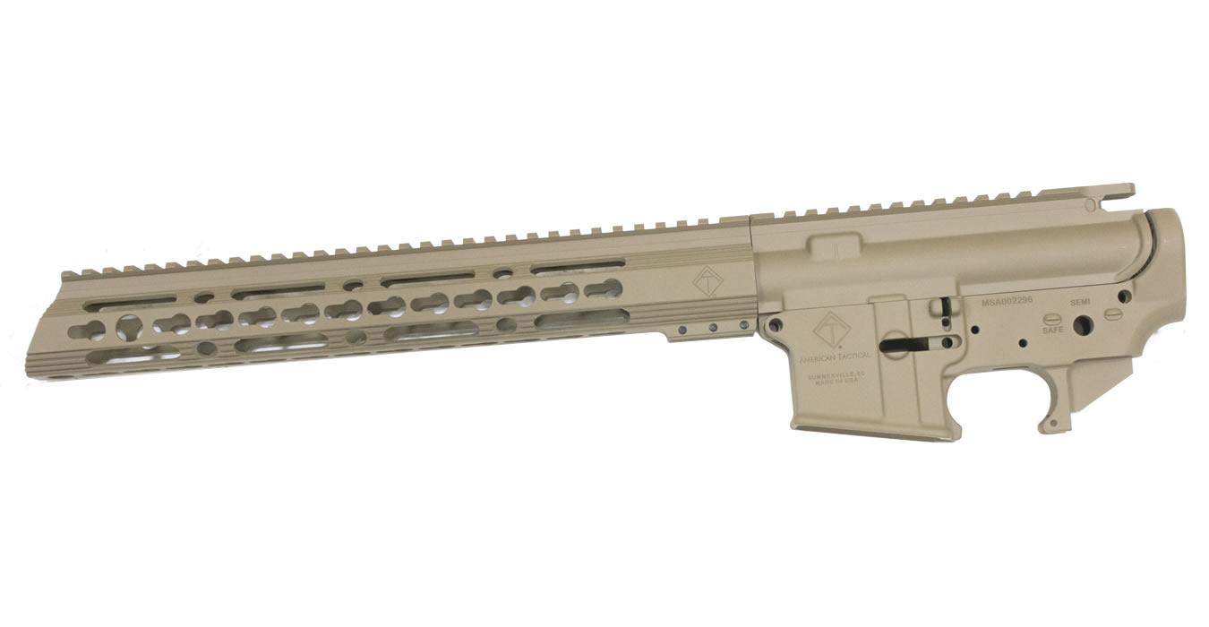 MilSport 223/5.56 Upper/Lower Receiver Combo with Flat Dark Earth (FDE) Finish - Firearms | The Gun Shop