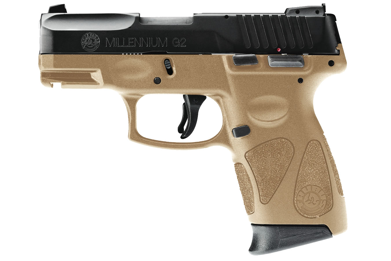 Millennium PT-111 G2 9mm Flat Dark Earth (FDE) Sub-Compact Pistol - Firearms | The Gun Shop