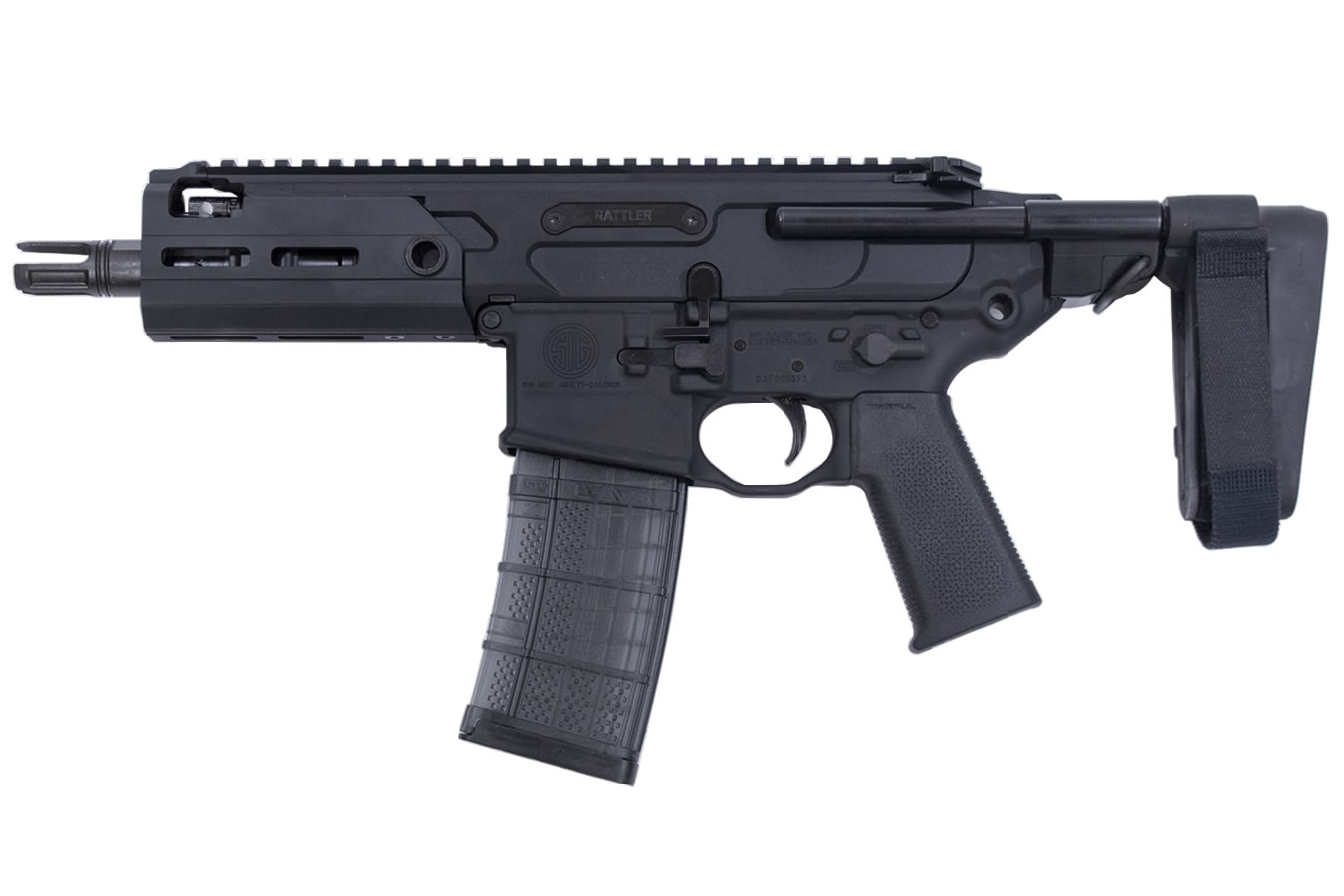 MCX Rattler 300 Blackout Semi-Auto Pistol with Pistol Stabilizing Brace - Firearms | The Gun Shop
