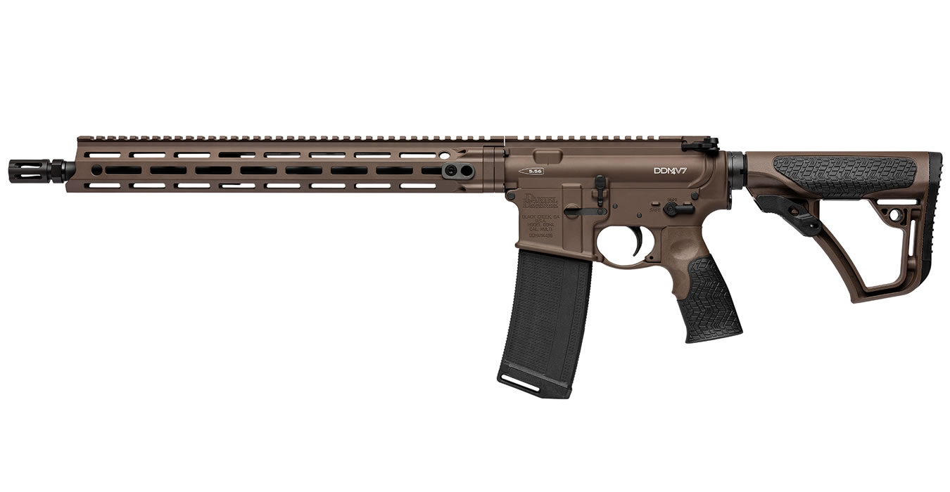 DDM4 V7 5.56mm Semi-Auto Rifle with Mil-Spec + Cerakote Finish - Firearms | The Gun Shop