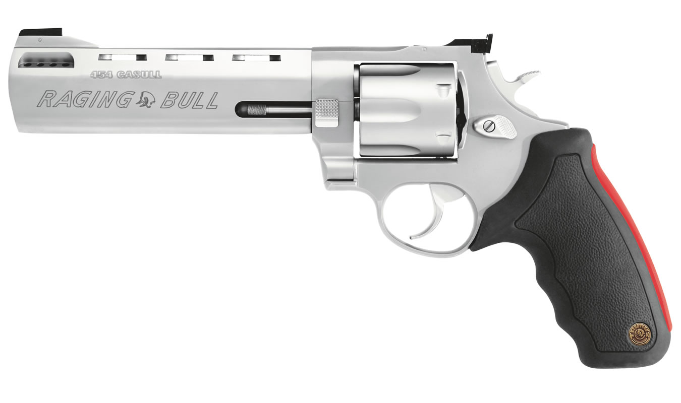 Raging Bull 454 Casull Matte Stainless Revolver with 6.5 Inch Barrel