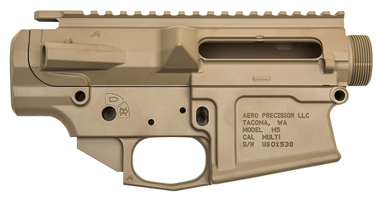 Aero Precision M5 Stripped Receiver Set M5 308 Win/7.62, Flat Dark Earth Cerakote