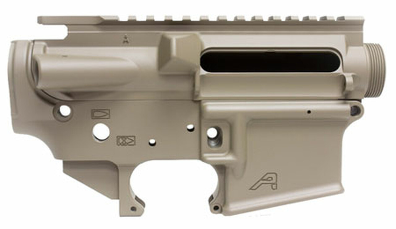 Aero Precision AR-15 Stripped Receiver Set AR-15 AR Platform Multi, Flat Dark Earth
