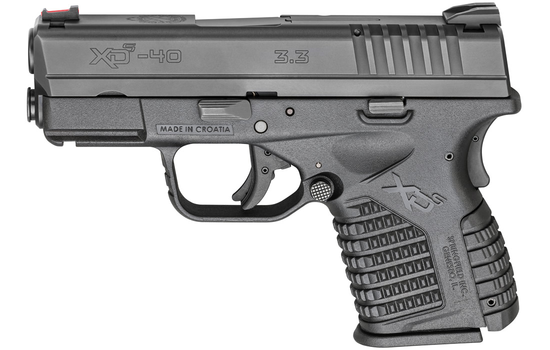 XDS 3.3 Single Stack 40 S&W Black Holiday Package