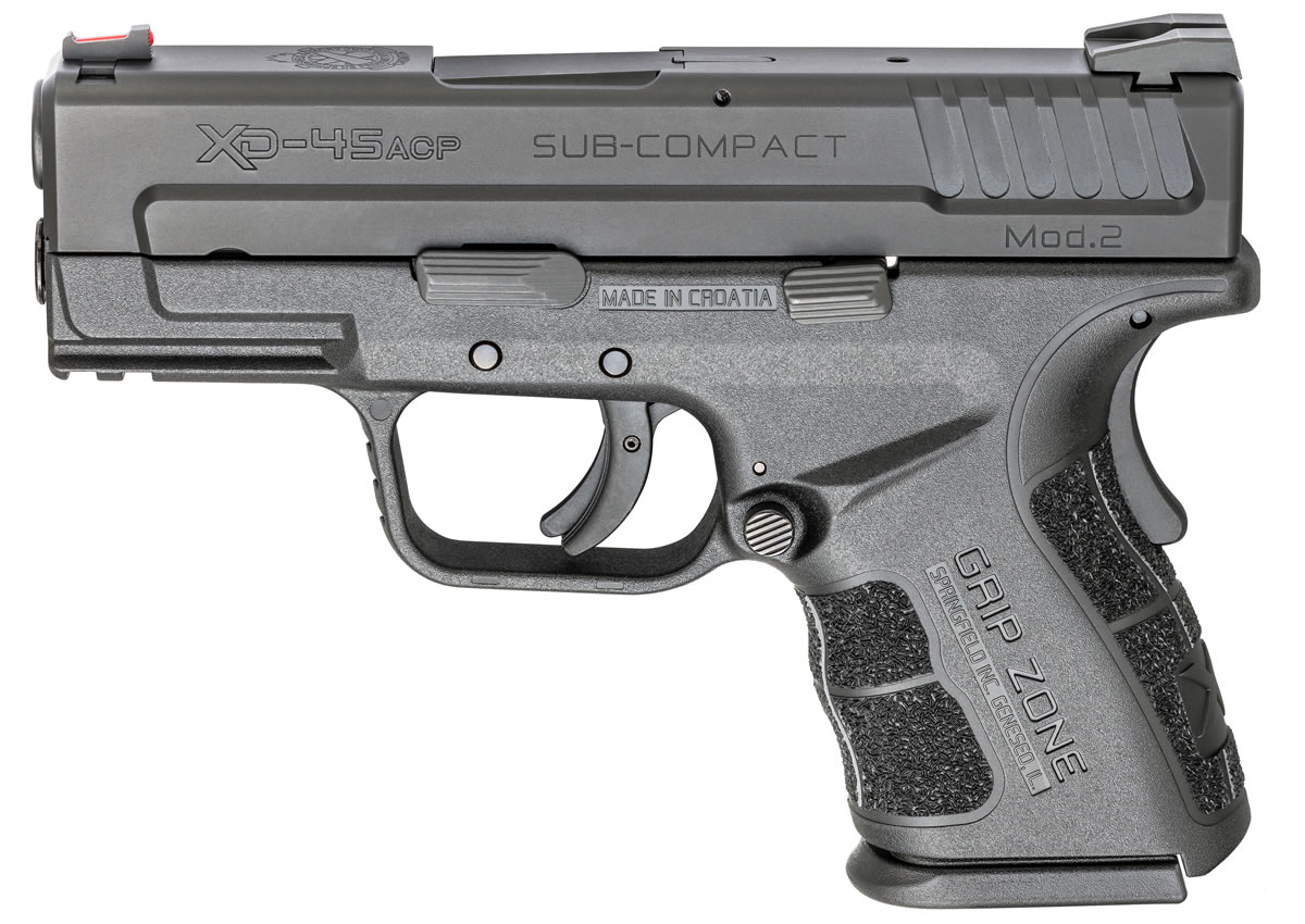 XD Mod.2 45 ACP Sub-Compact Black Holiday Package - Firearms | The Gun Shop
