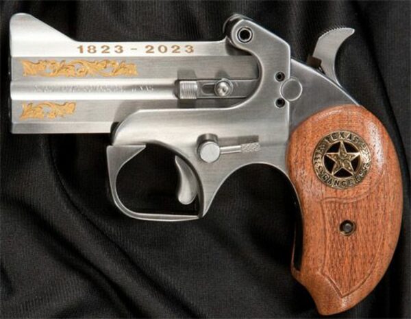 Bond Arms Texas Ranger 200th Anniversary .45 Colt/410 Ga, 3.50", Gold Leafing, SS, 2rd
