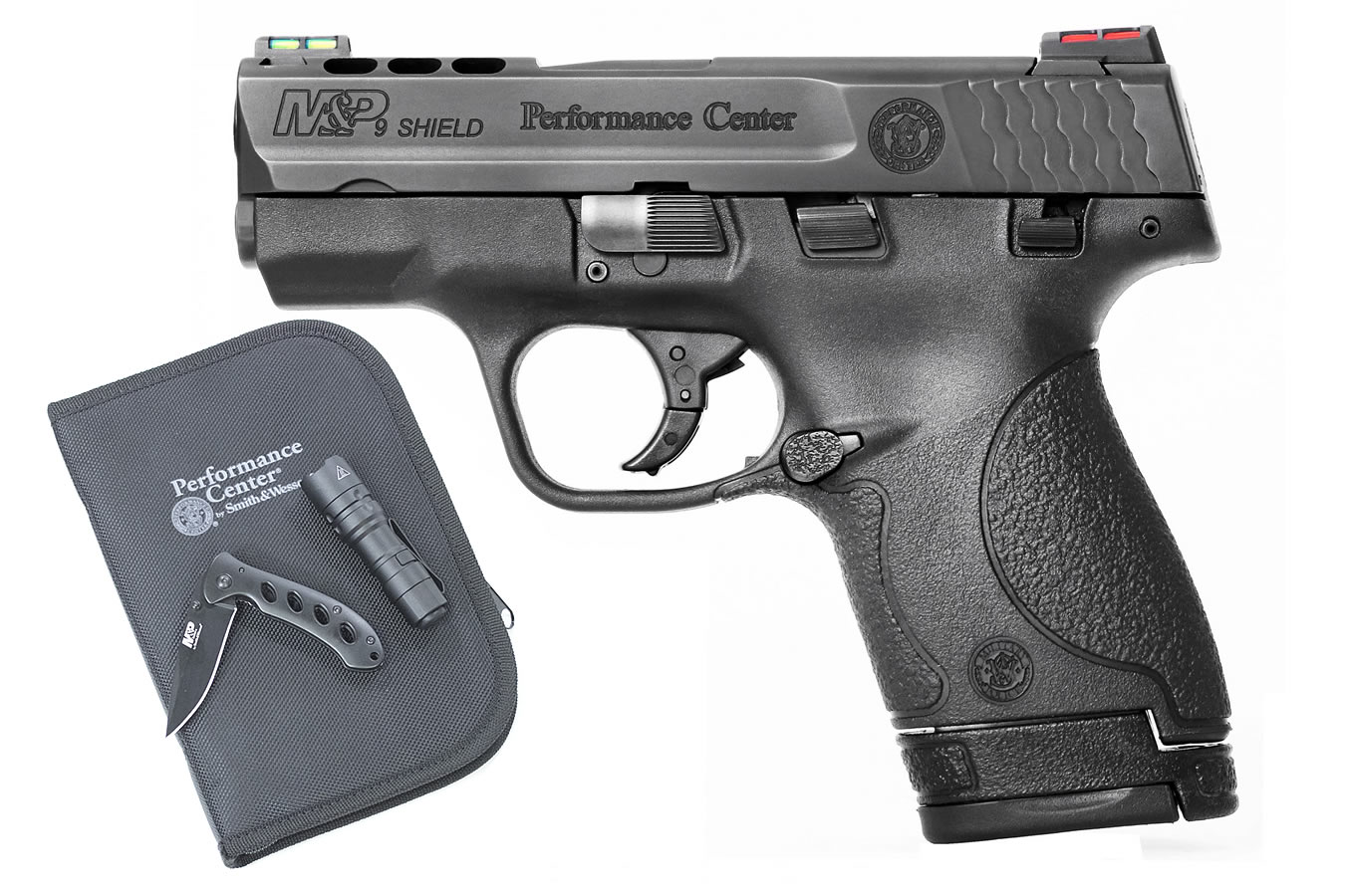 MP9 Shield 9mm Performance Center Ported Everyday Carry Kit with Knife and Flash - Firearms | The Gun Shop