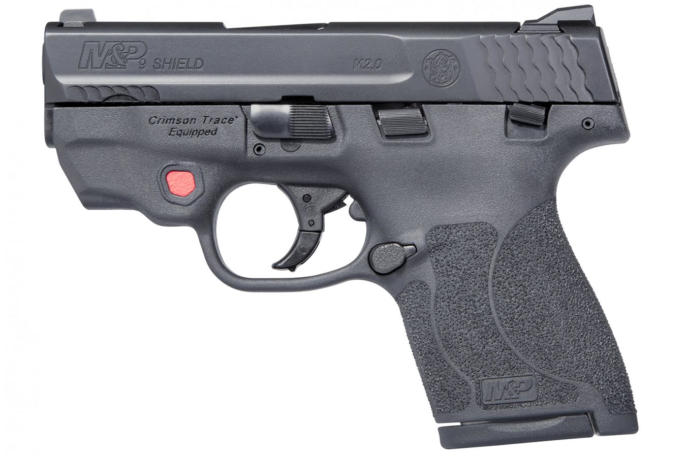 MP9 Shield M2.0 9mm Pistol w/ Integrated Crimson Trace Red Laser, Thumb Safety - Firearms | The Gun Shop