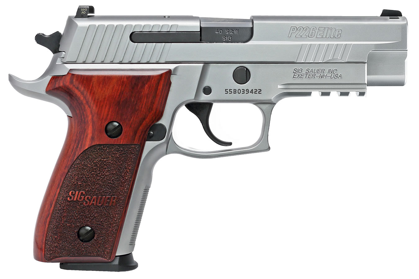 P226 Stainless Elite 40 S&W Full-Size Pistol with Night Sights - Firearms | The Gun Shop