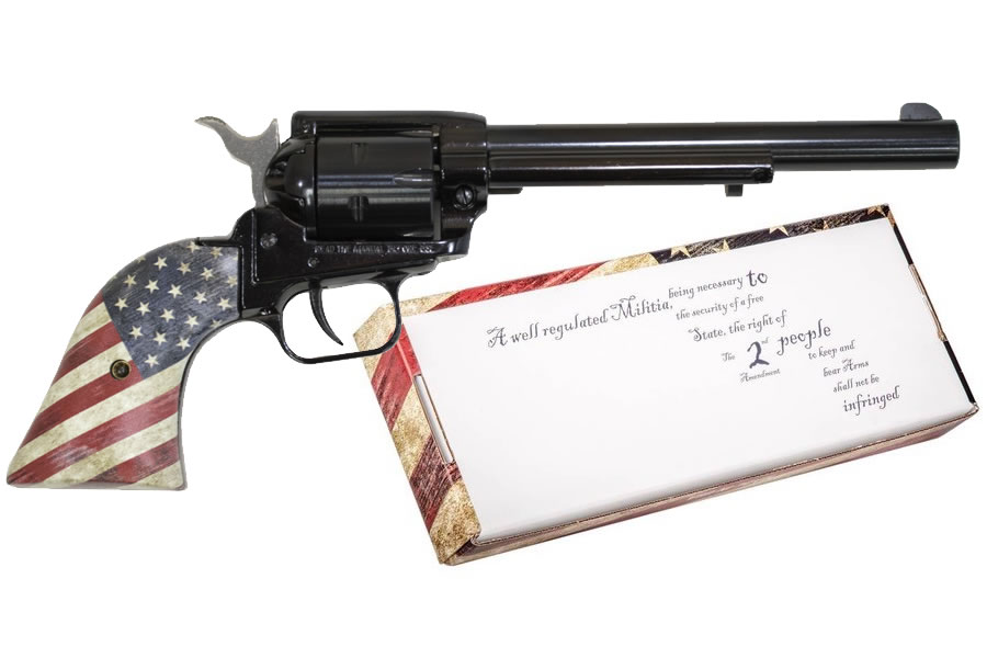 Rough Rider 22LR Rimfire Revolver with 6.5 inch Barrel and US Flag Grips - Firearms | The Gun Shop