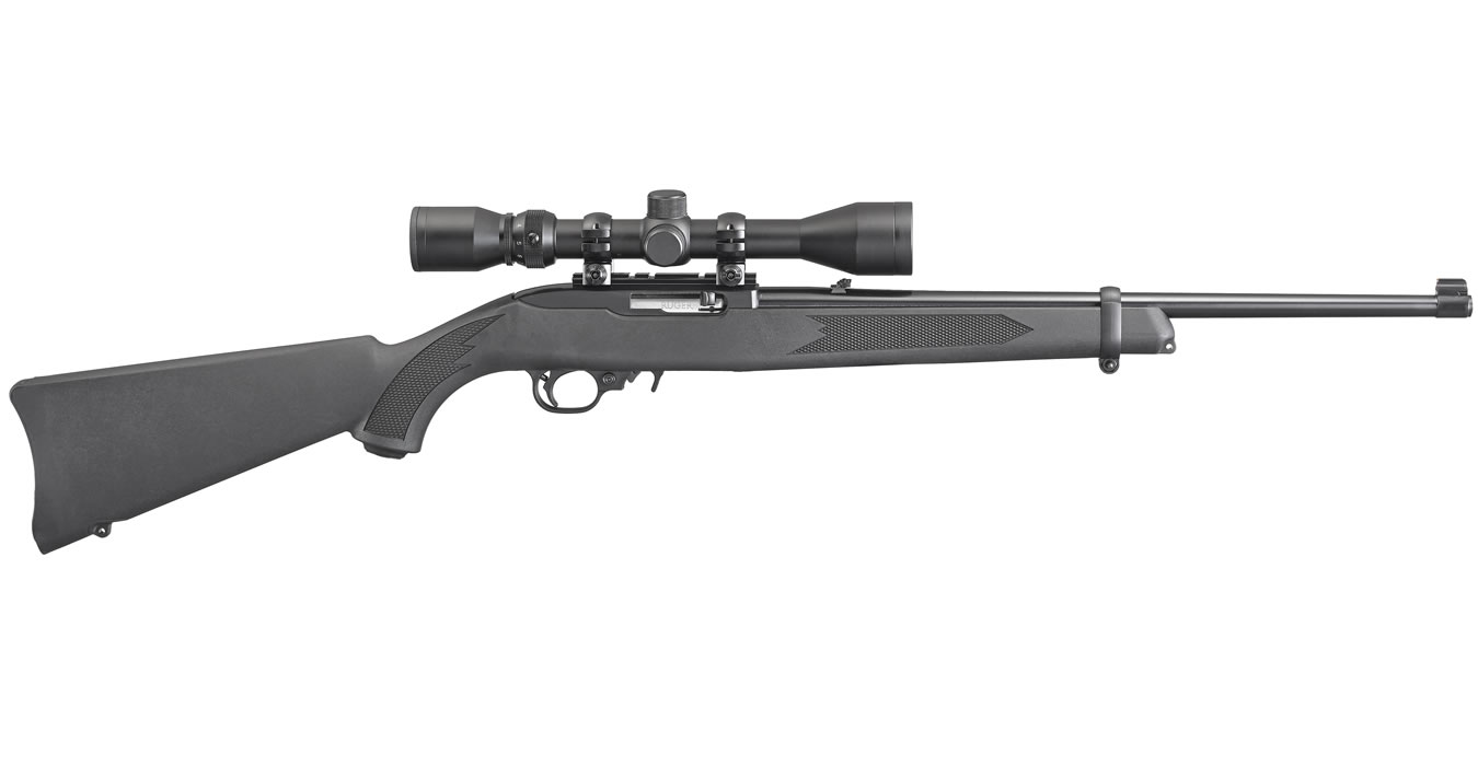 10/22 22LR Rimfire Carbine with Weaver 3-9x40mm Riflescope