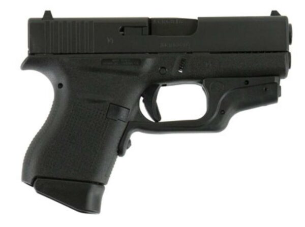 Glock G43, 9mm, 3.39",Crimson Trace Laserguard & Pocket Holster, 6rd