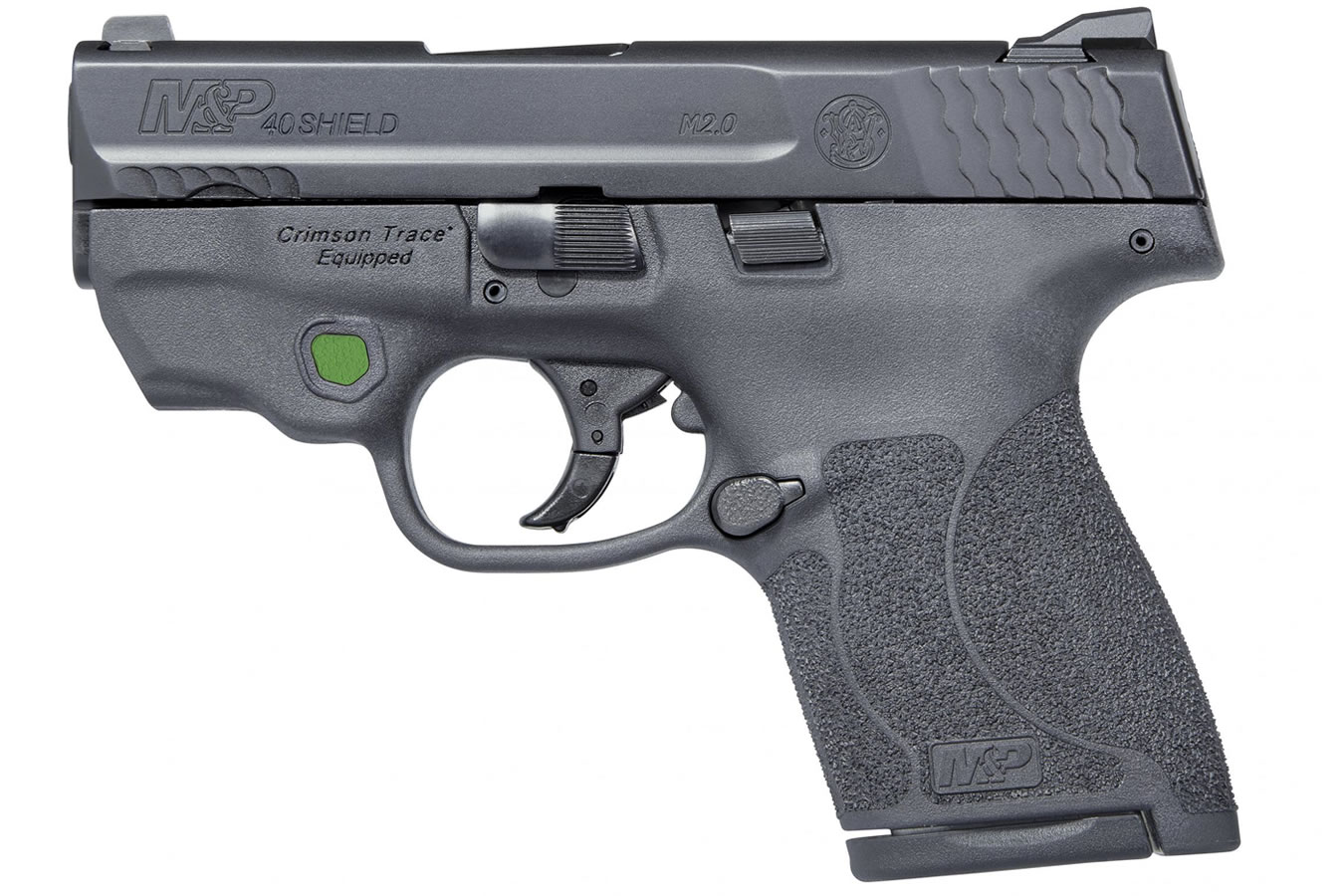 MP40 Shield M2.0 40 S&W Centerfire Pistol w/ Green Crimson Trace Laser and No Thum - Firearms | The Gun Shop
