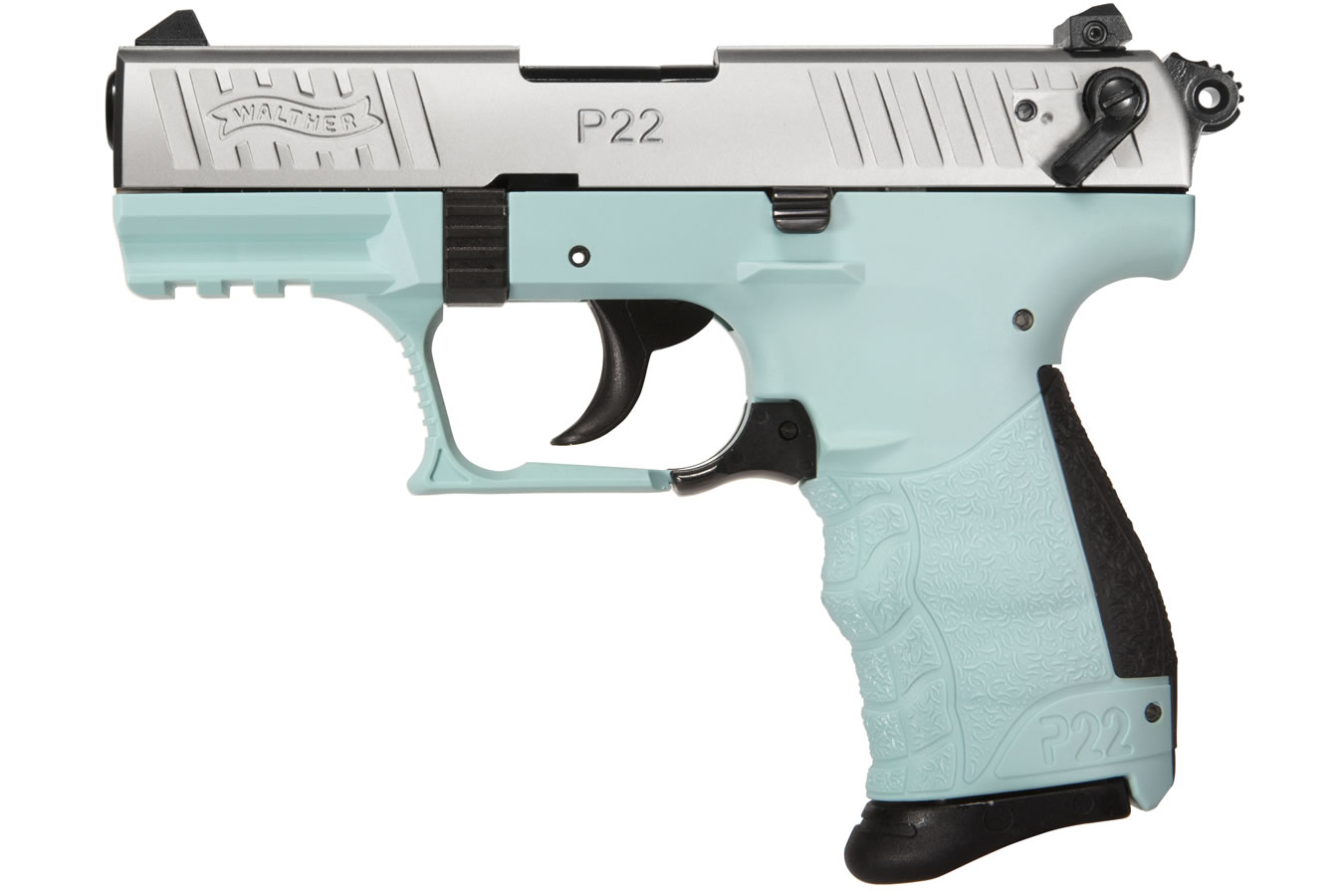 P22 QD 22LR Rimfire Pistol with Angel Blue Frame