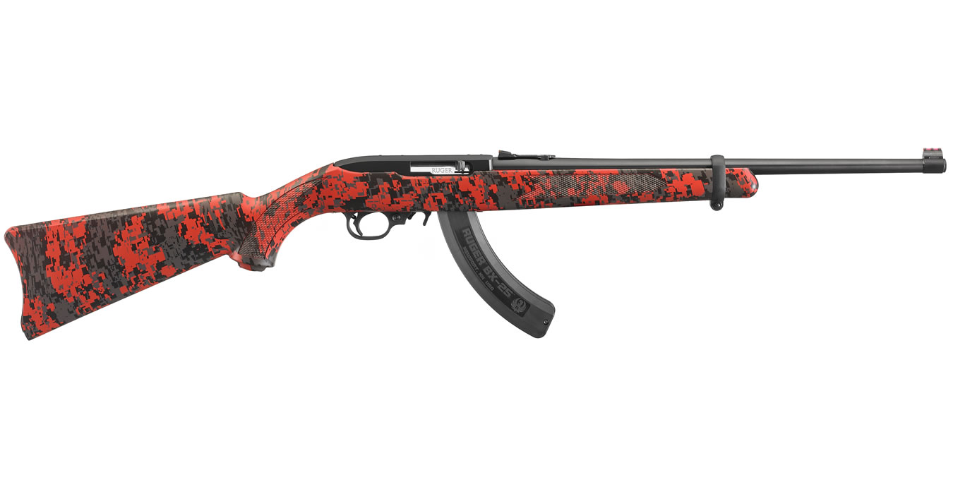 10/22 22LR Rimfire Rifle with Red Digital Camo Stock - Firearms | The Gun Shop
