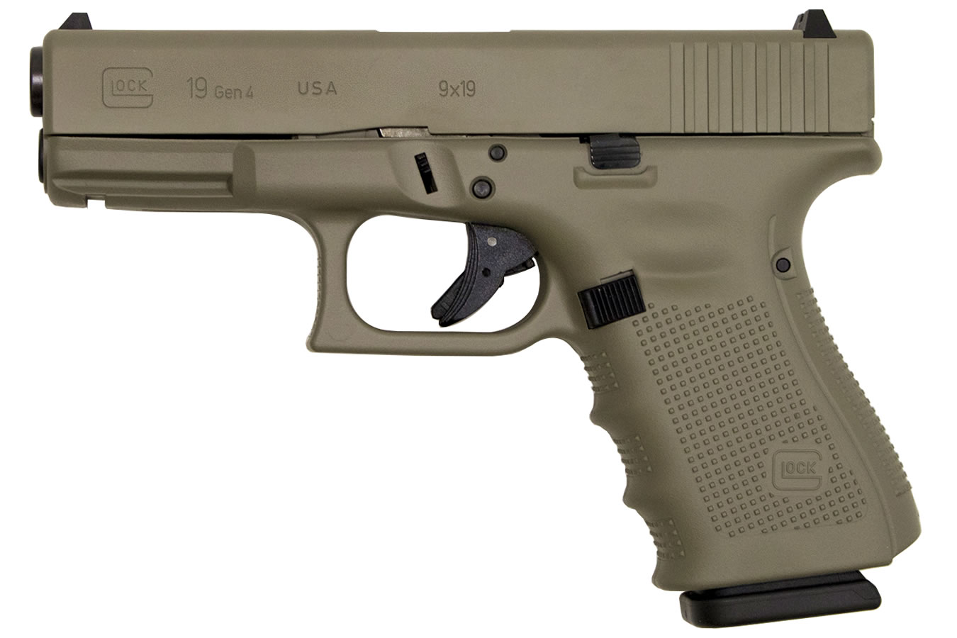 19 Gen4 9mm 15-Round Pistol with Elite Sand Cerakote Finish - Firearms | The Gun Shop
