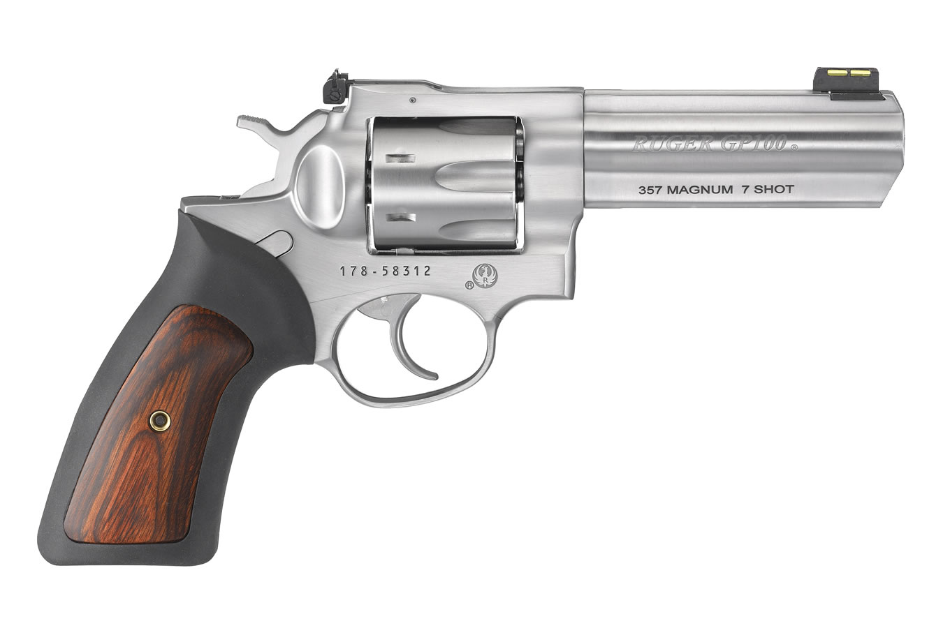 GP100 357 Magnum 7-Shot Double-Action Revolver with 4.2-Inch Barrel