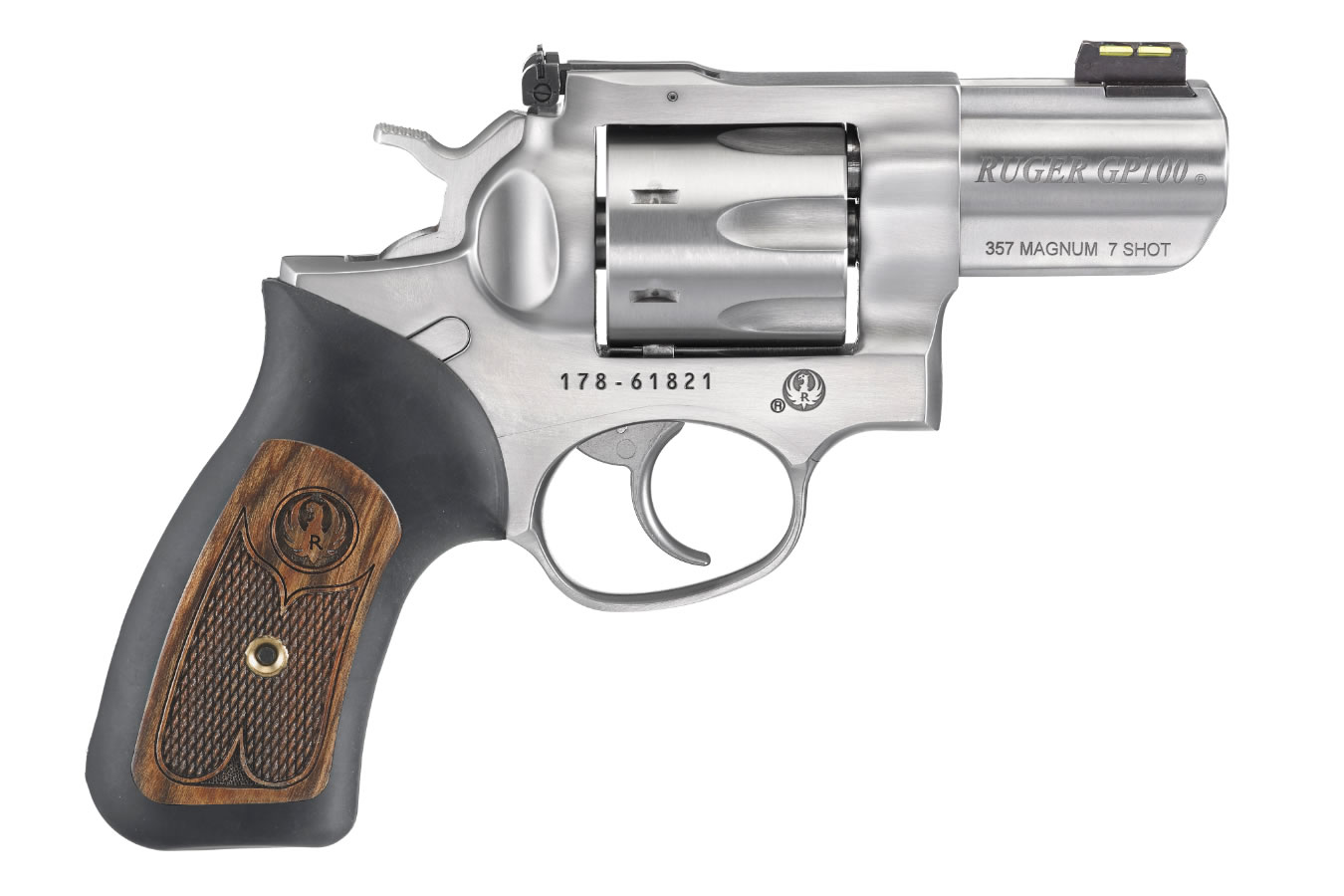GP100 357 Magnum 7-Shot Double-Action Revolver with 2.5-Inch Barrel - Firearms | The Gun Shop