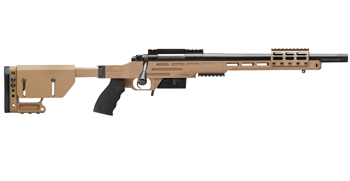 Advanced Tactical SRC II 308 Winchester Bolt-Action Precision Rifle (FDE) - Bolt-Action Rifles | The Gun Shop