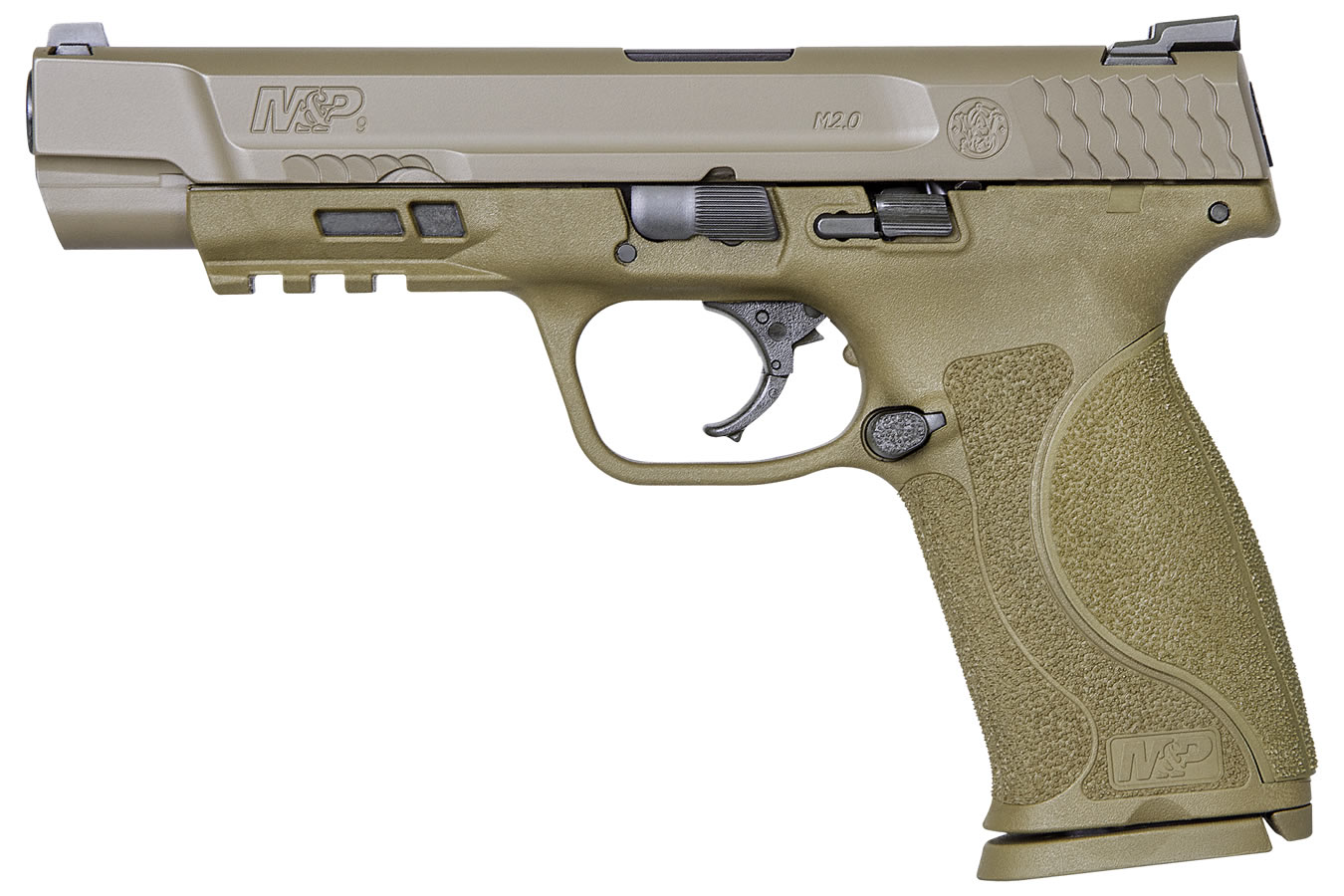 MP9 M2.0 9mm FDE Centerfire Pistol with 5-Inch Barrel and No Thumb Safety - Firearms | The Gun Shop