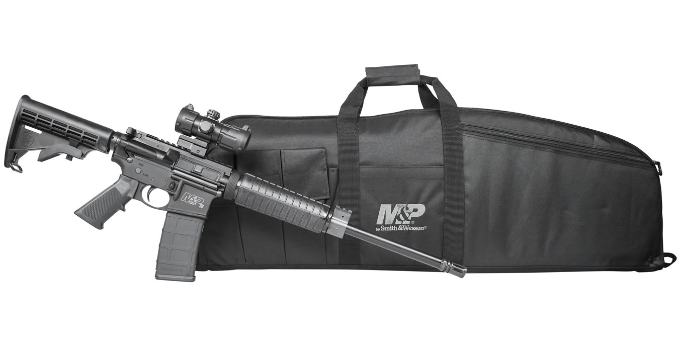 MP15 Sport II OR 5.56mm w/ Duty Series Gun Case and UTG CQB Red/Green T-Dot Opti