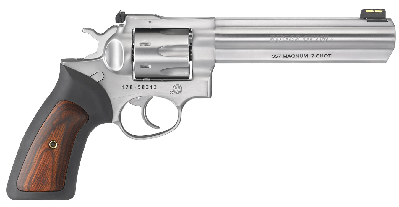 GP100 357 Magnum 7-Shot Double-Action Revolver with 6-Inch Barrel - Firearms | The Gun Shop