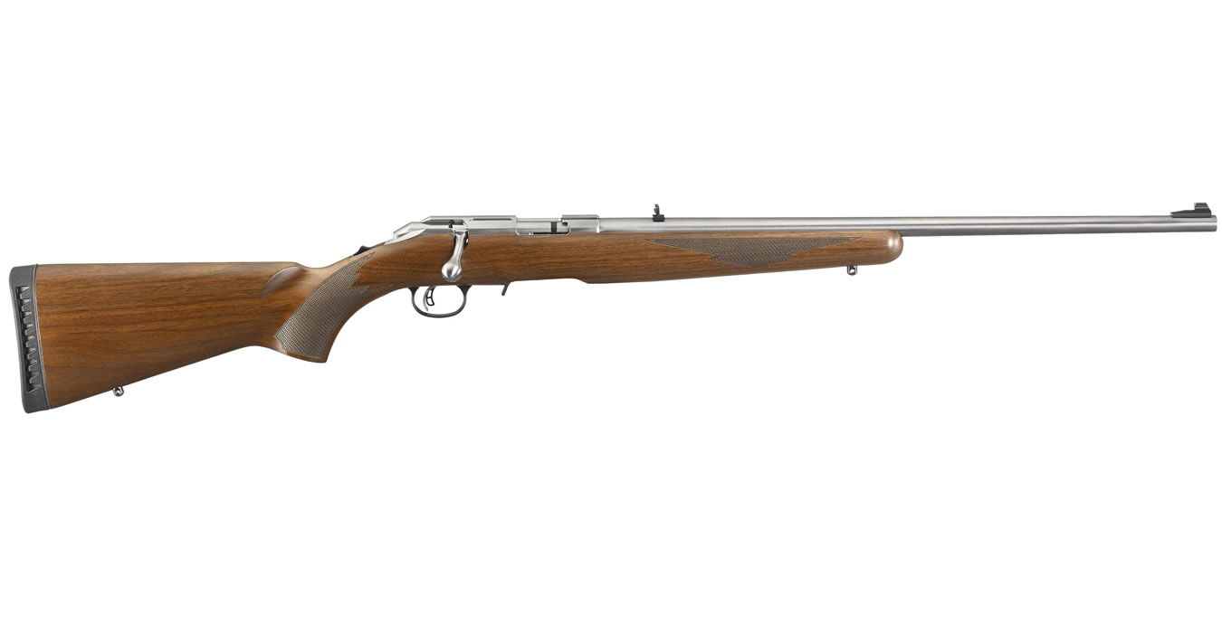 American Rimfire Rifle 22 WMR with Stainless Barrel and Wood Stock - Bolt-Action Rimfire Rifles | The Gun Shop