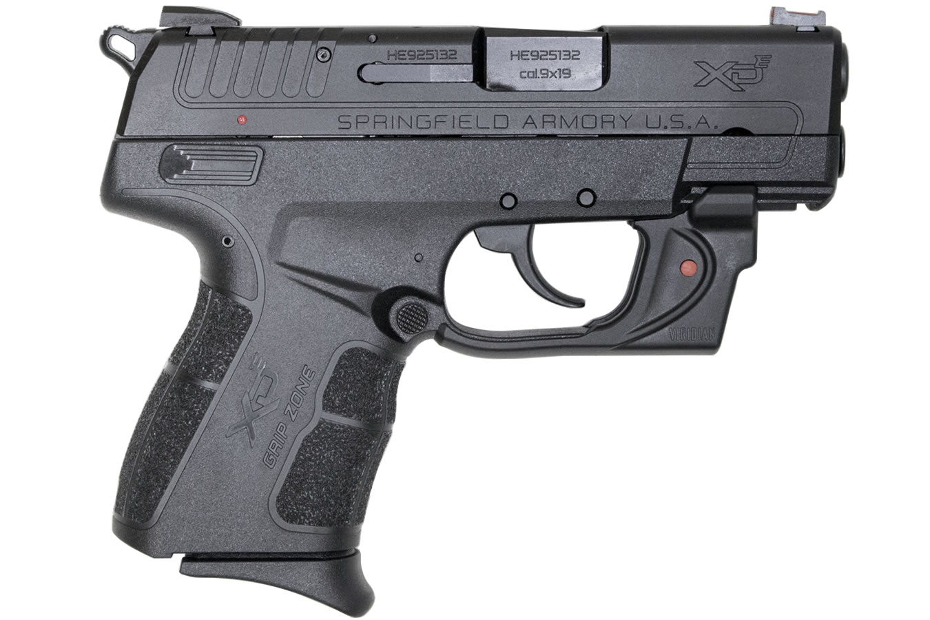 XD-E 9mm DA/SA Concealed Carry Pistol with Viridian Red Laser - Firearms | The Gun Shop