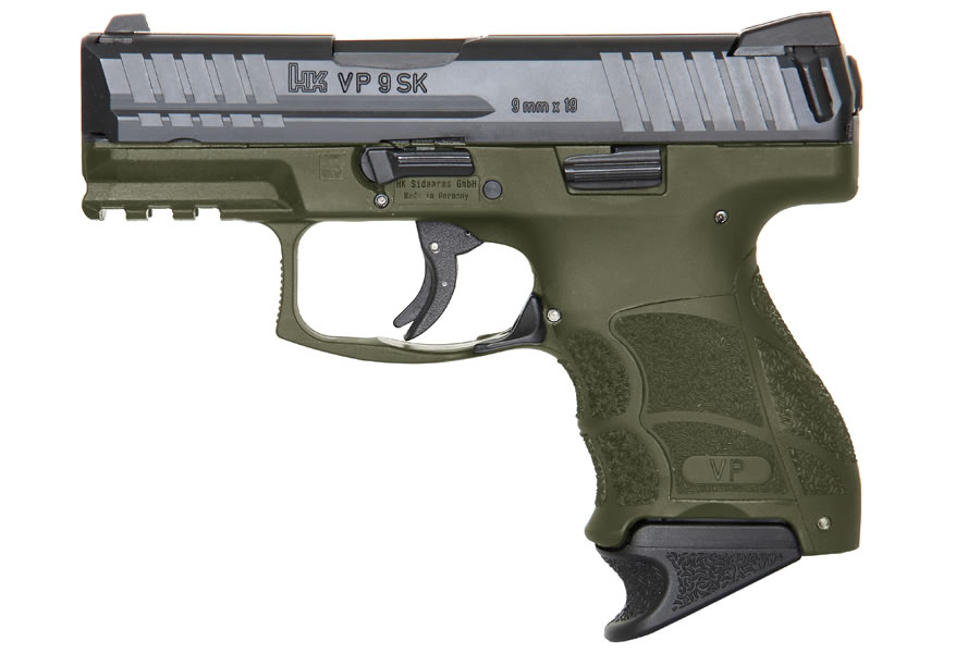VP9SK 9mm Striker-Fired Pistol with OD Green Frame - Firearms | The Gun Shop