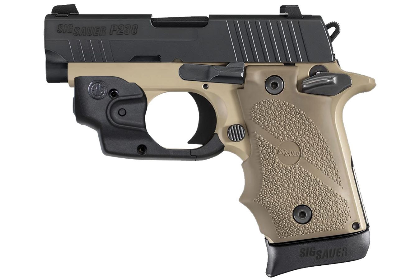 P238 Combat FDE Two-Tone 380 ACP with Sig Lima-38 Laser - Firearms | The Gun Shop