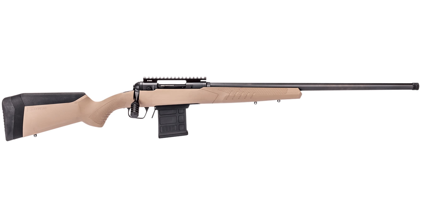 110 Tactical Desert 6.5 Creedmoor Bolt-Action Rifle with Flat Dark Earth Stock - Bolt-Action Rifles | The Gun Shop