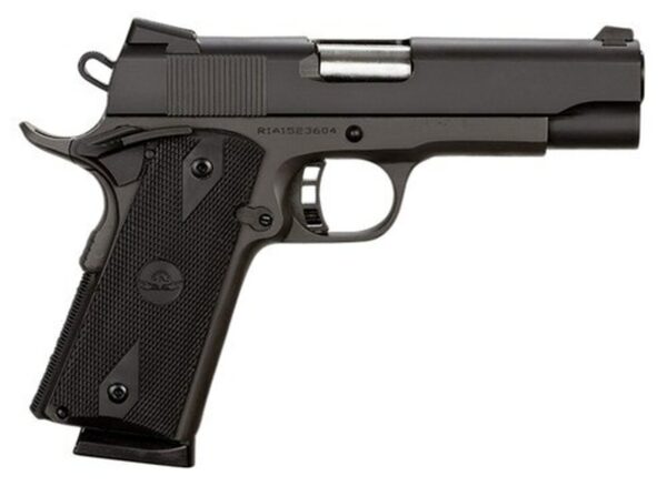 Rock Island Rock Standard MS Single 45 ACP 4.25" Barrel, Black Rubber Grip Bl, 8rd