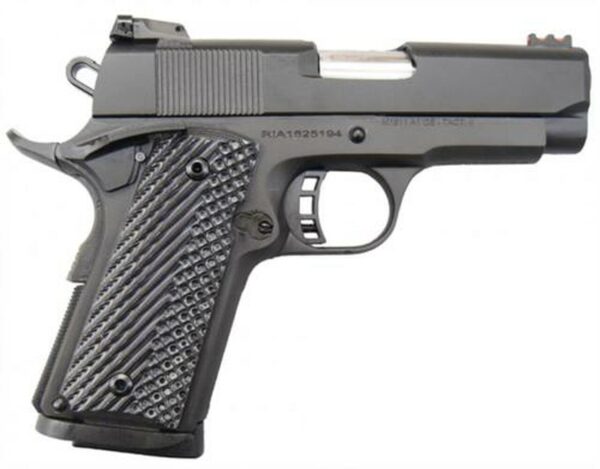 Rock Island Armory 1911 Tactical II Compact, 45 ACP, 3.5", 7rd, G10 Grips, Fiber Optic
