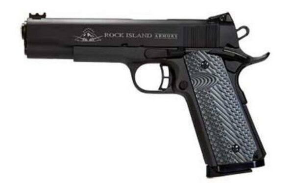 Rock Island Armory Ultra 45 ACP 4.25" Barrel Adjustable Rear Sight Fiber Optic Front Sight G10 Grips 8rd Mag