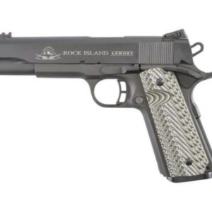 Armscor Precision Rock Island Armory 1911-A1 FS Match 45 ACP 6" Parkerized Rail 8 Round