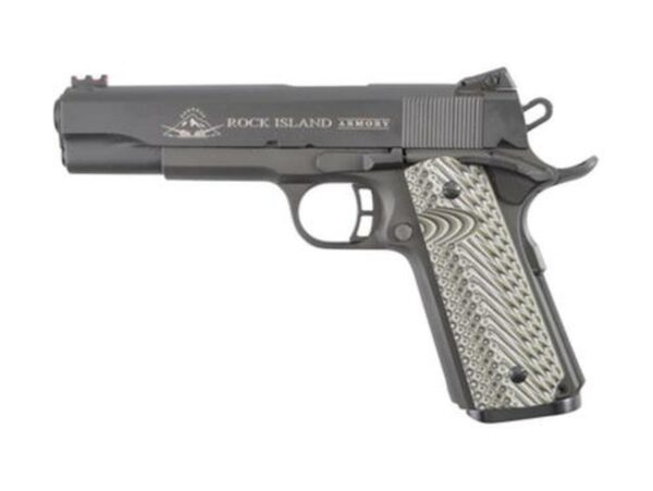 Armscor Precision Rock Island Armory 1911-A1 FS Match 45 ACP 6" Parkerized Rail 8 Round